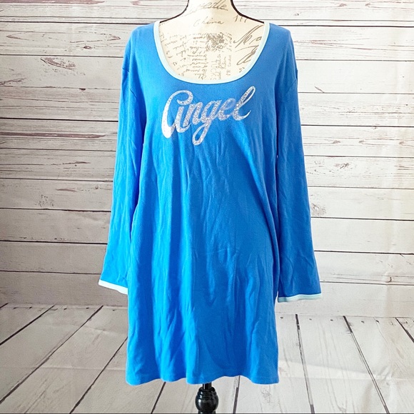 Victoria's Secret Other - Victoria’s Secret Classic Long Sleeve Sleep Shirt